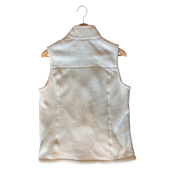 Patagonia Women’s Retool Fleece Vest Ivory White Size L - Picture 4 of 4